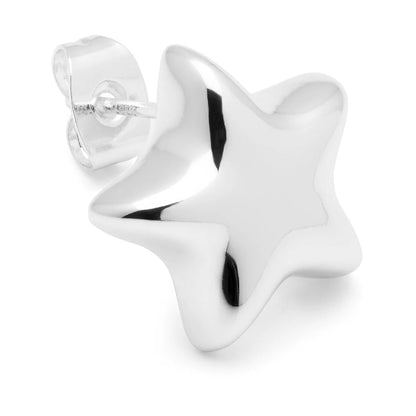 LULU -  Oorbel Bubble Star | zilver