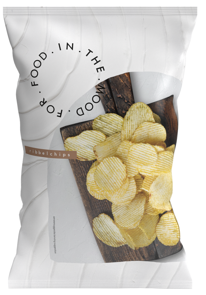 gezouten ribbelchips