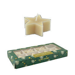 Deco kaars stars | beige