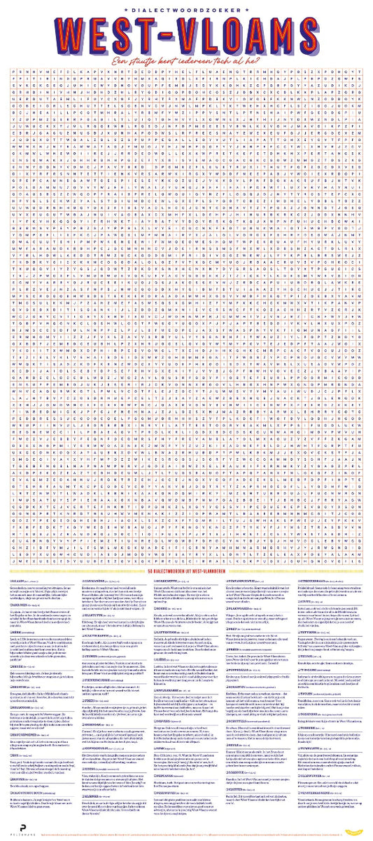 Deurposter| Dialectposter West-Vlaams