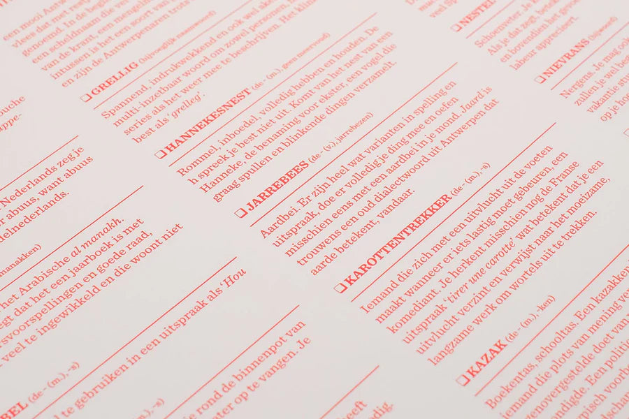 Deurposter| Dialectposter Antwerps