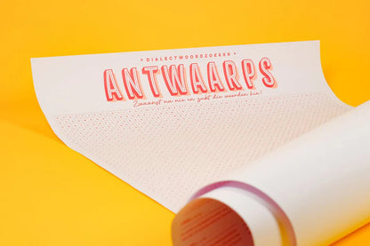 Deurposter| Dialectposter Antwerps