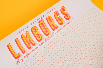 Deurposter| Dialectposter Limburgs