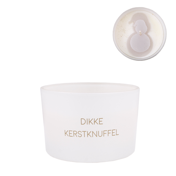 Geurkaars | Dikke kerstknuffel