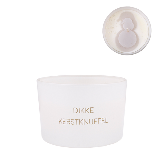 Geurkaars | Dikke kerstknuffel