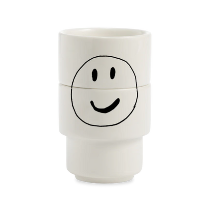 Stapelbare eierdopjes | Smiley