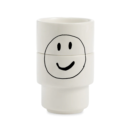 Stapelbare eierdopjes | Smiley