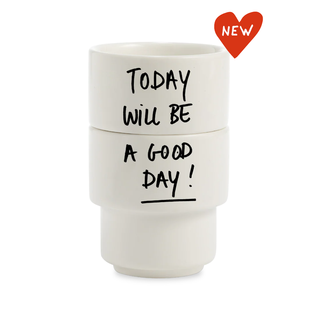 Stapelbare eierdopjes | Today will be good day