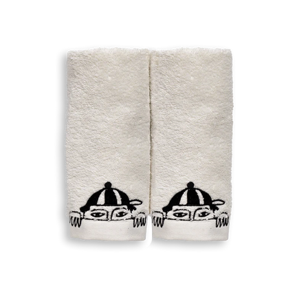 Set van 2 gastendoekjes | Peeking