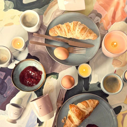 Geurkaars in eierdopje | Happy day