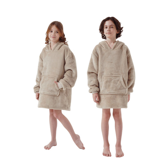 Hoodie met kap | Beige (4 tot 10 jaar)