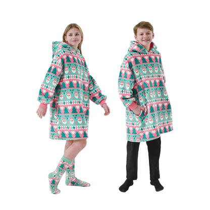 Hoodie met kap | Jolly Santa (tiener)