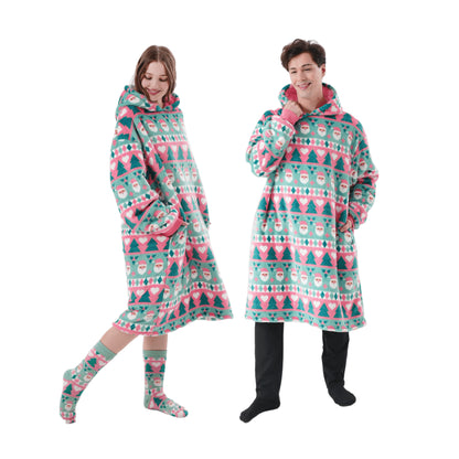 Hoodie met kap I Jolly Santa (volwassenen)