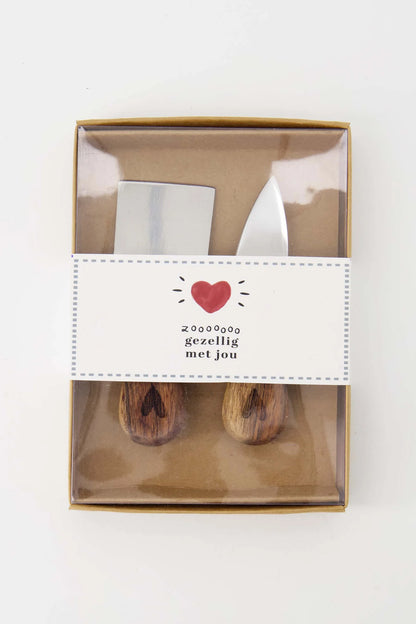 Set van 2 kaasmesjes