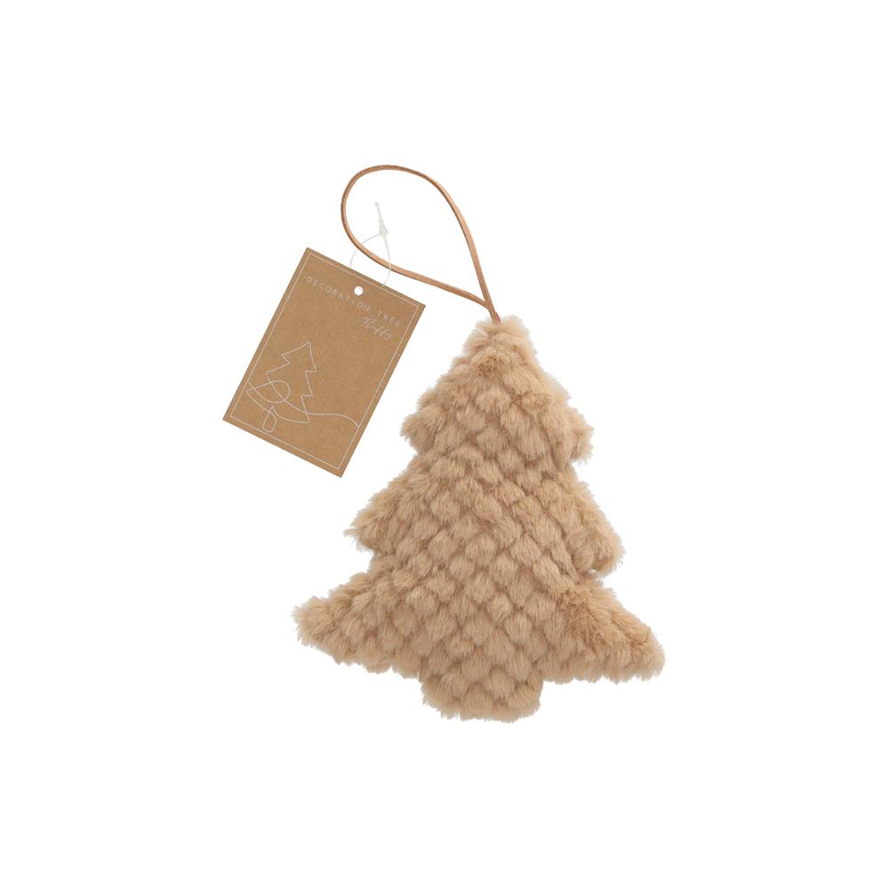 Kerstboomhanger Fluffy beige