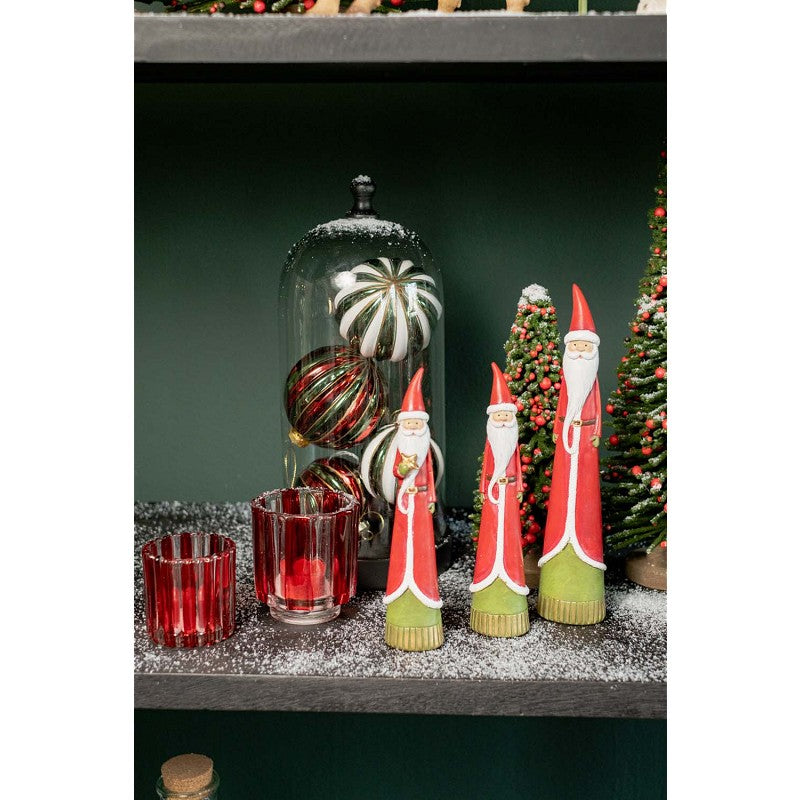 Deco Kerstman rood L