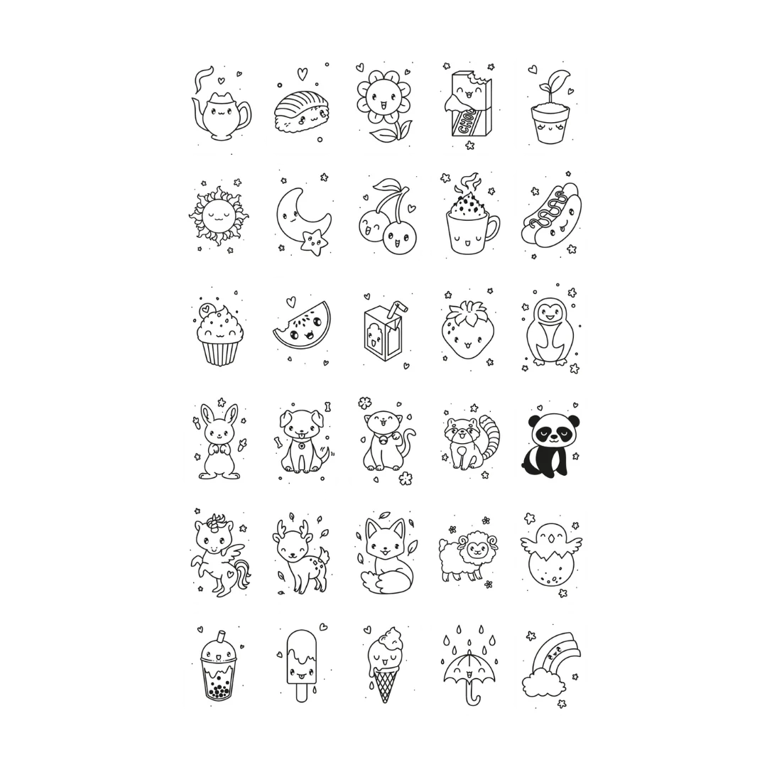 Kidydraw-mini Tekenblok | Kawai