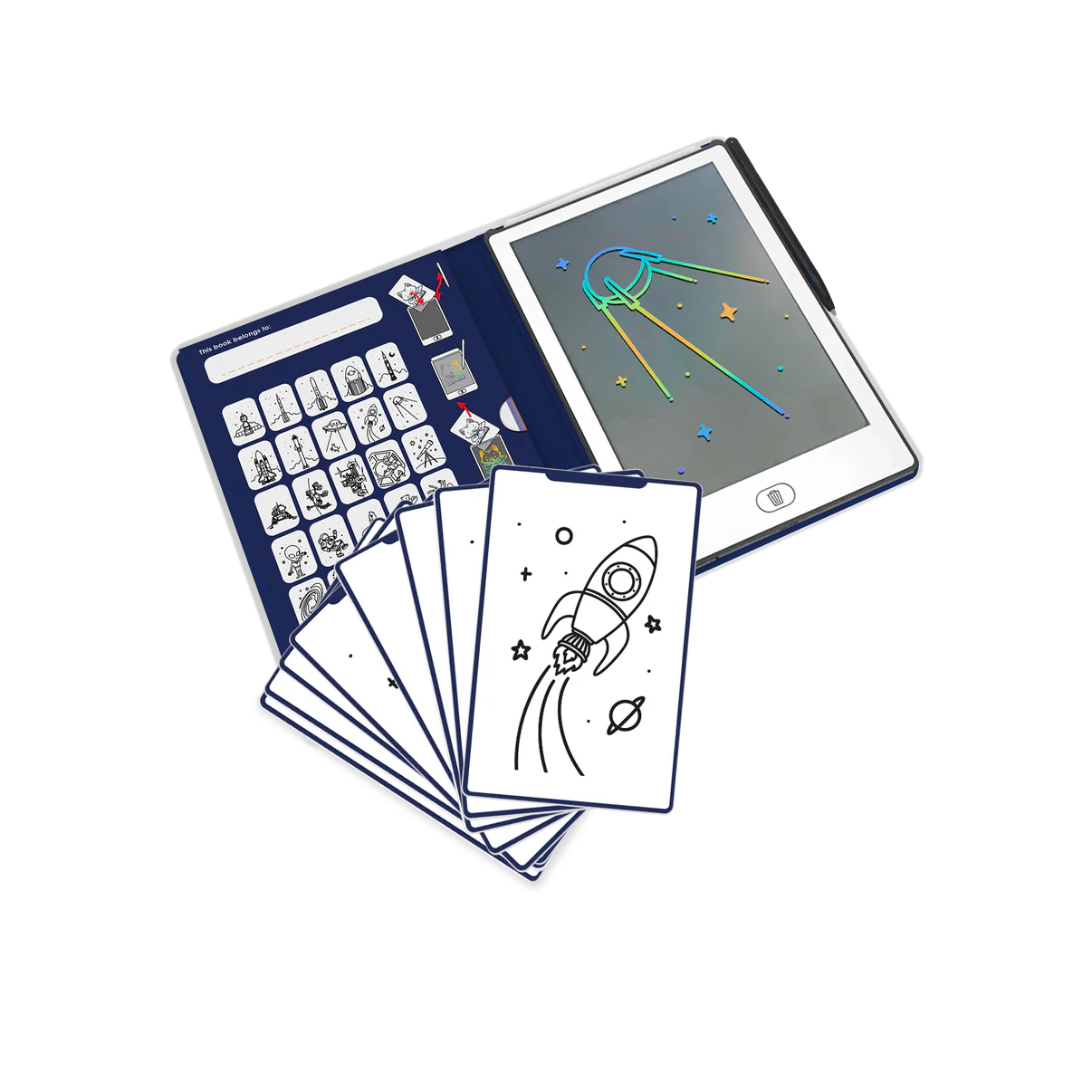 Kidydraw-mini Tekenblok | Galaxy