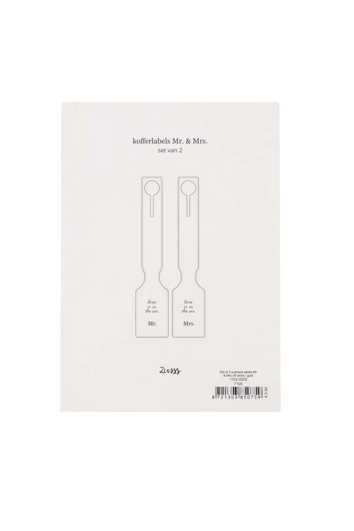 Kofferlabels | Mr & Mrs