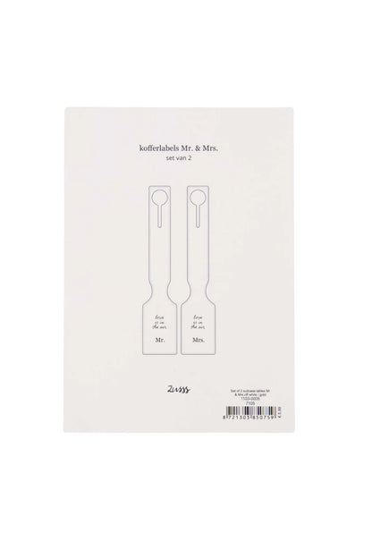 Kofferlabels | Mr & Mrs