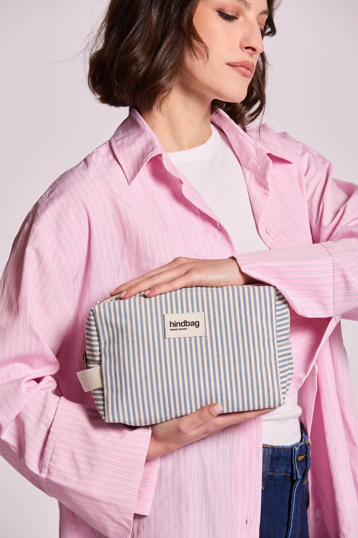 Hindbag Leon | Blue stripes