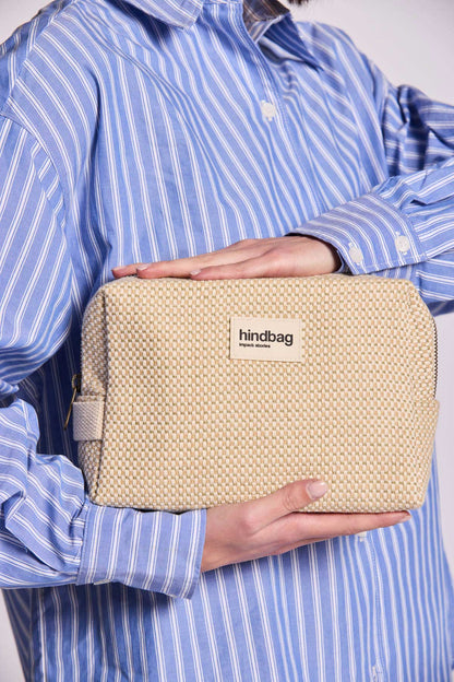 Hindbag Leon | Braided off-white