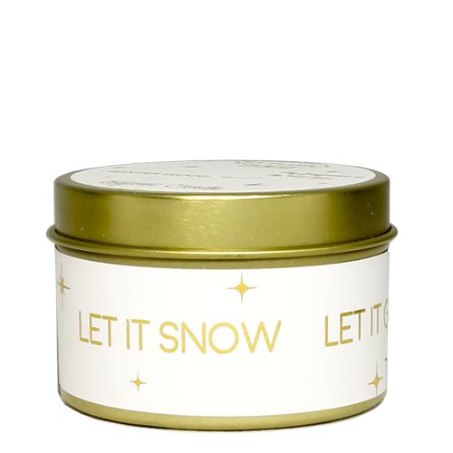 Geurkaars XS 'Let it snow let it glow let is wow'