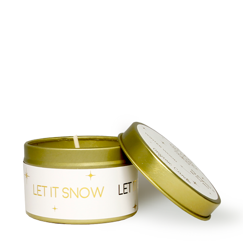 Geurkaars XS 'Let it snow let it glow let is wow'