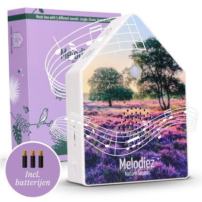 Melodiez - Natuurgeluidenbox | lavendel