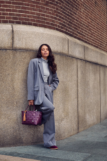Mini Shopper Paris Mulberry Purple
