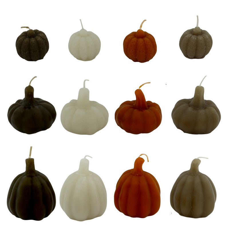 Pompoenkaarsje| 4 kleuren