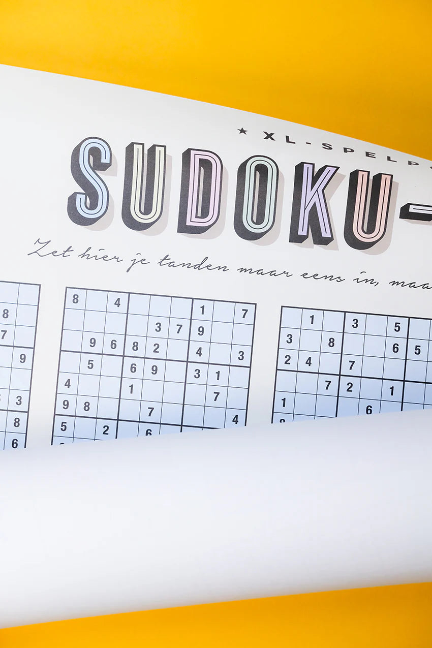 XL-spelposter sudoku-mania