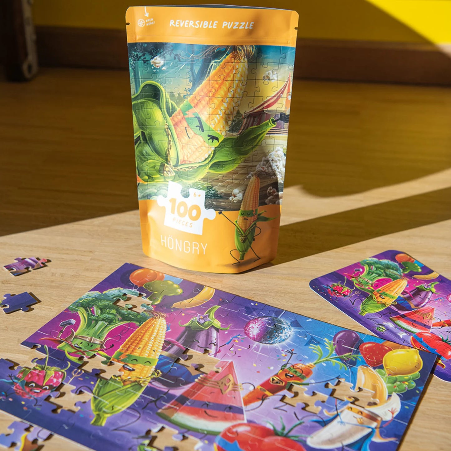 Omkeerbare puzzel "Nacho maïs"