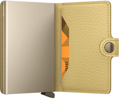 Secrid Mini Wallet | Pebble Butter Yellow