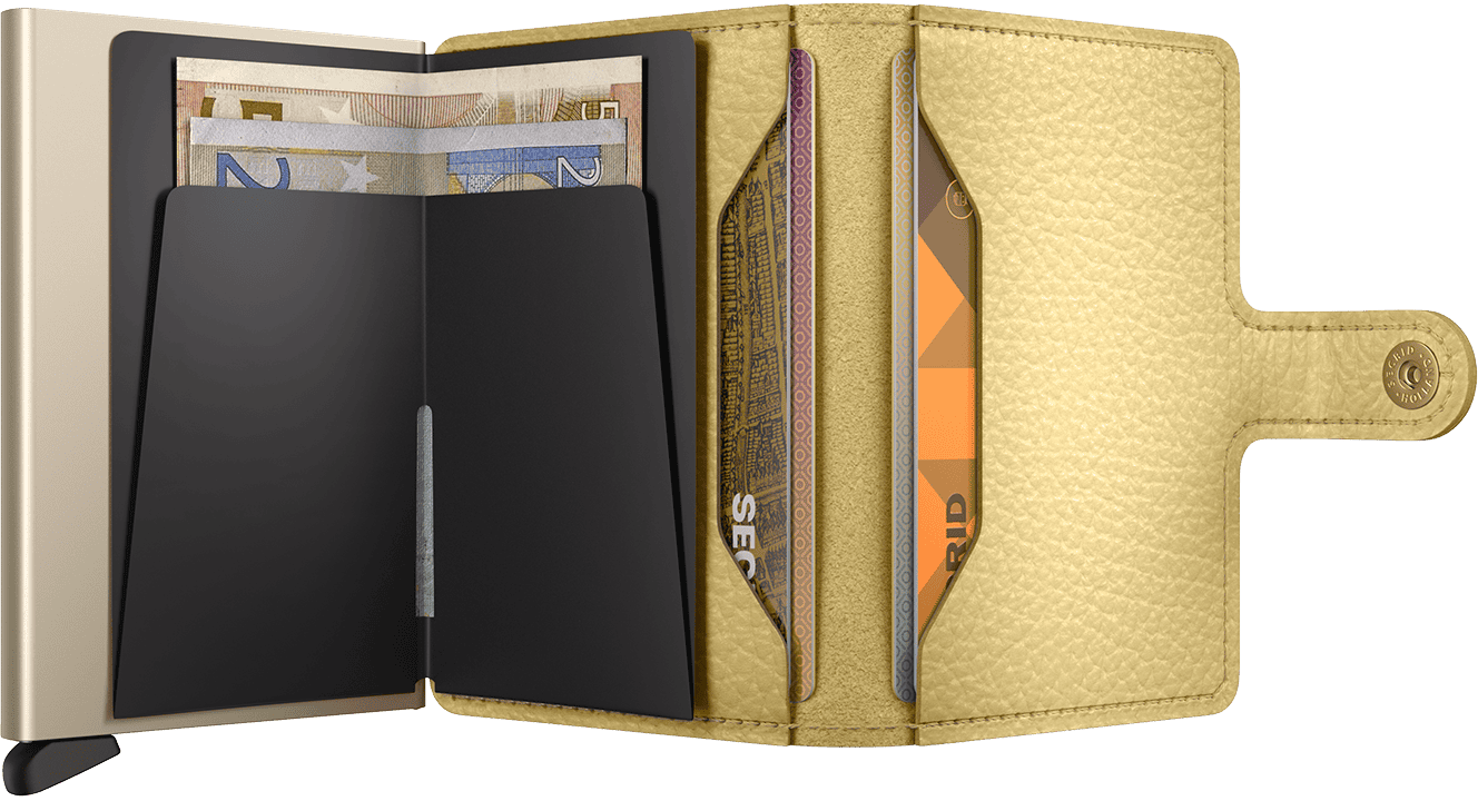 Secrid Mini Wallet | Pebble Butter Yellow