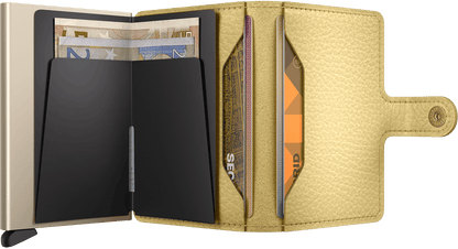 Secrid Mini Wallet | Pebble Butter Yellow