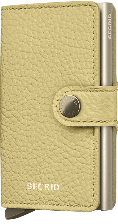 Secrid Mini Wallet | Pebble Butter Yellow
