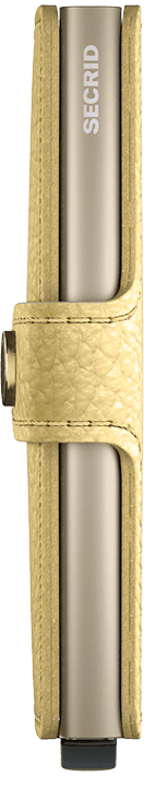 Secrid Mini Wallet | Pebble Butter Yellow