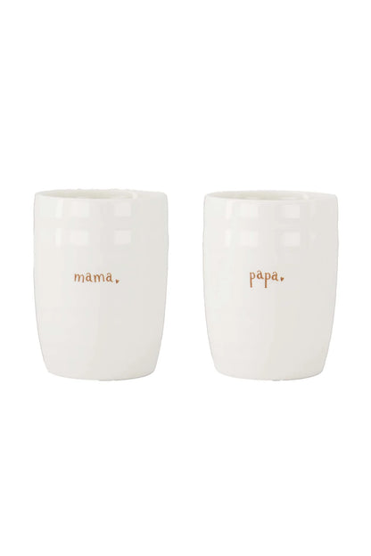 Set van 2 mokken | mama & papa