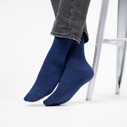 Herensokken Bamboo Blauw
