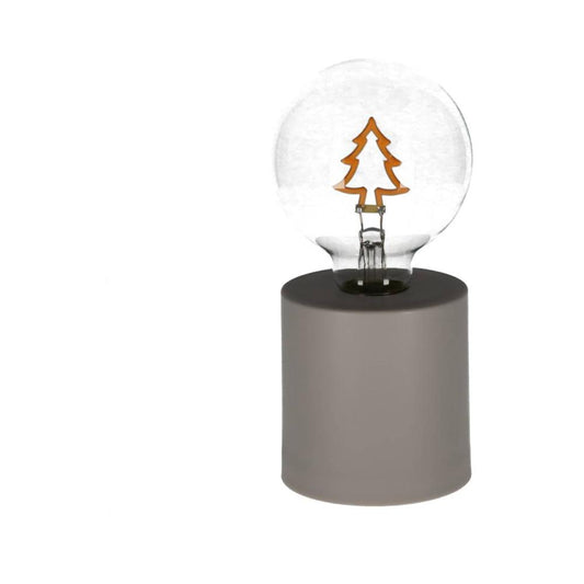 Sokkel met kerstboomlamp (LED)