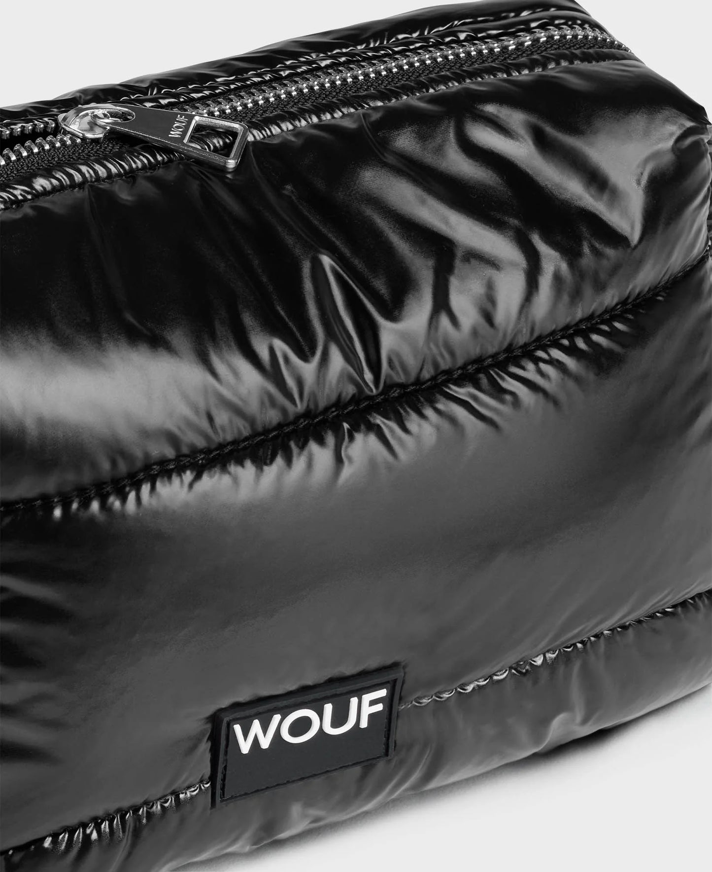 WOUF Toiletry bag I Black Glossy