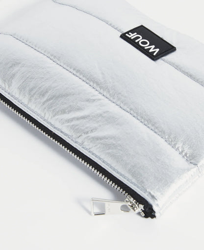 WOUF Pouch bag I Silver Glossy