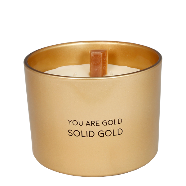 Geurkaars 'You are gold solid gold'