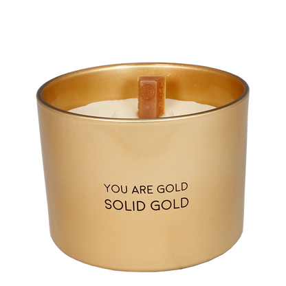 Geurkaars 'You are gold solid gold'