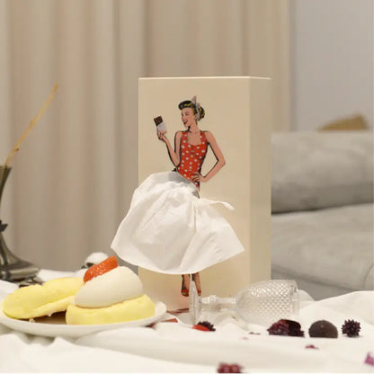 Tissuebox UP Girl I Beige