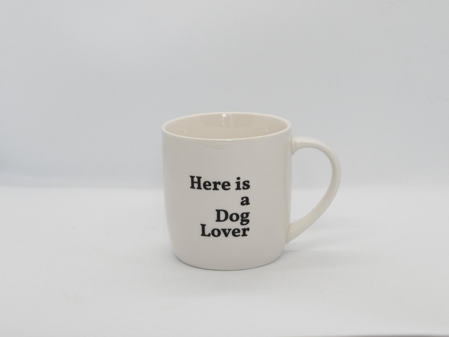 Tas/mok met quote 'here is a dog lover'