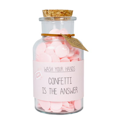 Handzeep "Confetti is the answer"