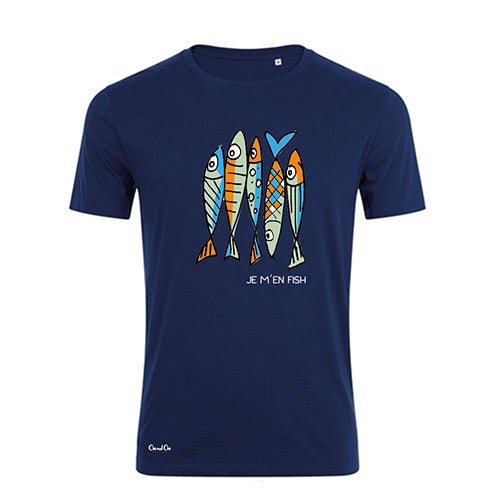 T-Shirt "Je m'en fish"