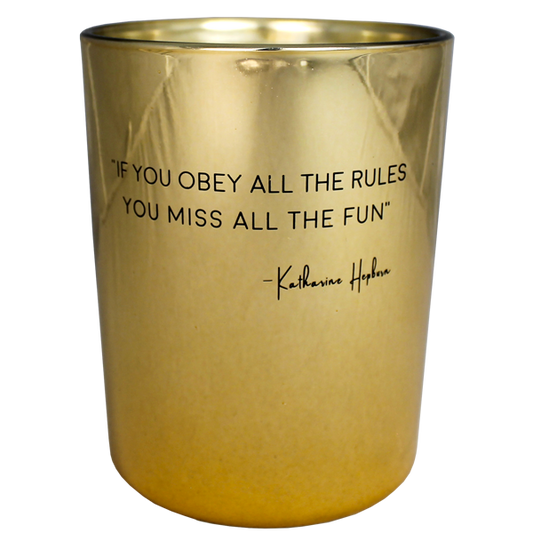 Geurkaars sojawas "If you obey all the rules,.."